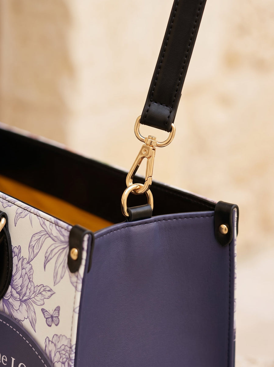 Blessing - Numbers 6:24-26 Leather Handbag