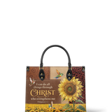 Dawn - Philippians 4:13 Deluxe Leather Handbag Pre-order