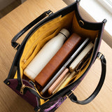 Courage - Joshua 1:9 Leather Handbag