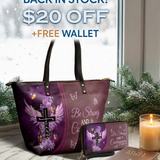 Courage - Joshua 1:9 Leather Tote Bag Deal