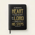 Guided - Proverbs 16:9 Leather Prayer Journal
