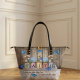 Faith Leather Tote Bag