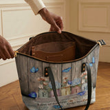 Faith Leather Tote Bag