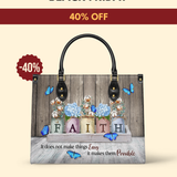 "Faith" Leather Handbag