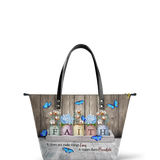 "Faith" Leather Tote Bag