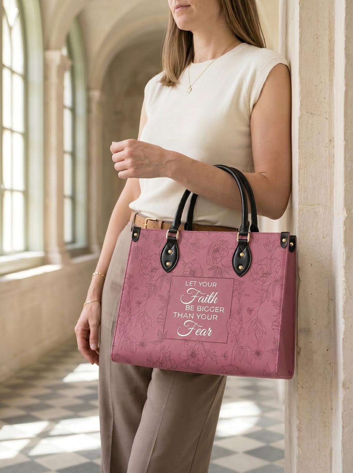 Flourish Leather Handbag
