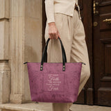Flourish Leather Tote Bag