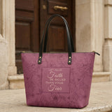 Flourish Leather Tote Bag