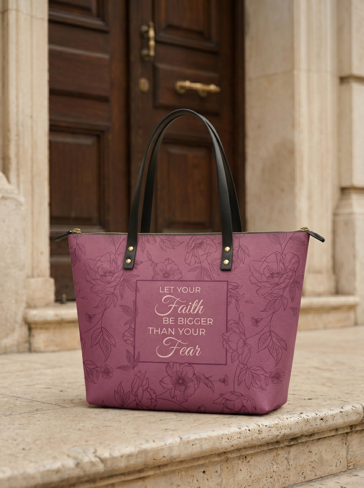 Flourish Leather Tote Bag Deal
