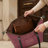 Flourish Leather Tote Bag