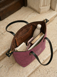 Flourish Leather Tote Bag