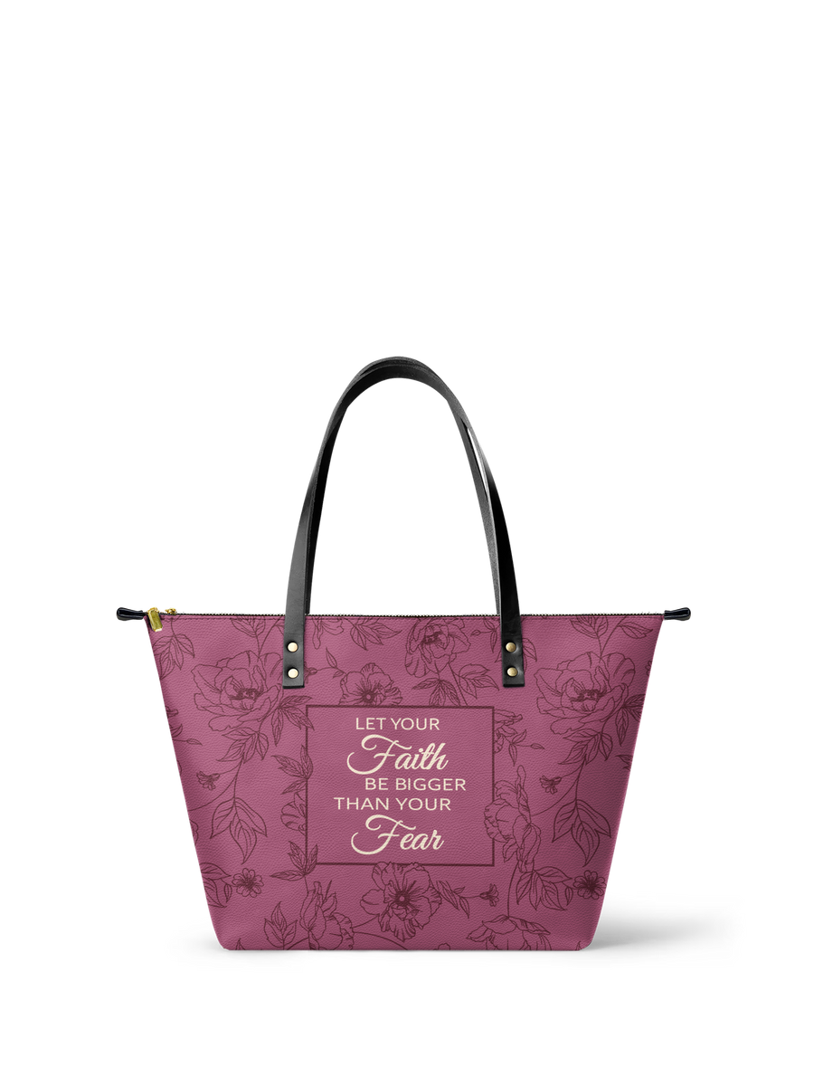 Flourish Leather Tote Bag