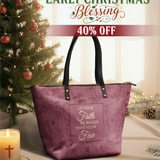 "Flourish" Leather Tote Bag