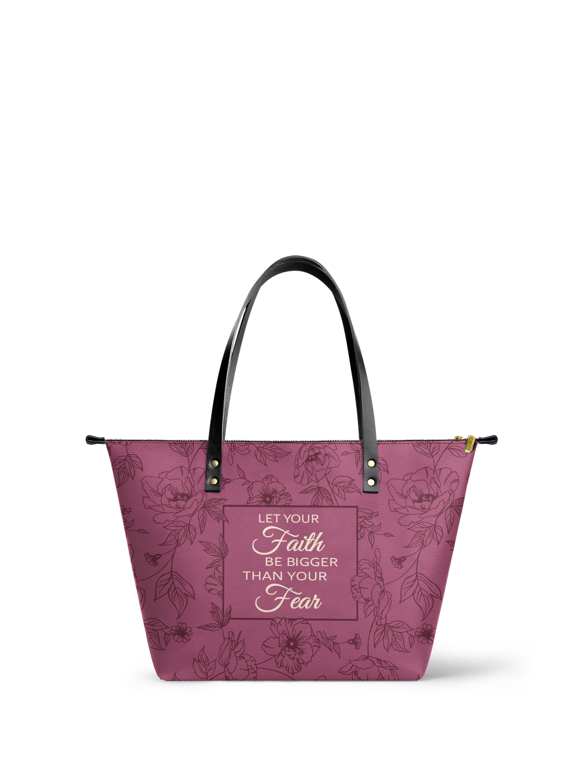 Flourish Leather Tote Bag