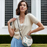 "Poise" - 2 Timothy 1:7 Circle Crossbody Bag