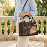 God Grant Me The Serenity Leather Handbag