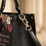God Grant Me The Serenity Leather Handbag
