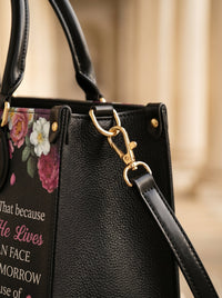 God Grant Me The Serenity Leather Handbag