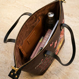 God Grant Me The Serenity Leather Tote Bag