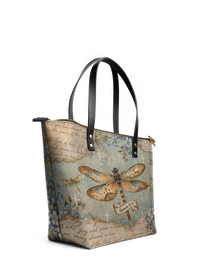 Hope Rising - Romans 15:13 Leather Tote Bag Preorder