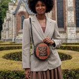 "Believe" - Philippians 4:13 Circle Crossbody Bag