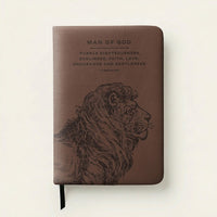 Faithful - 1 Timothy 6:11 Leather Prayer Journal