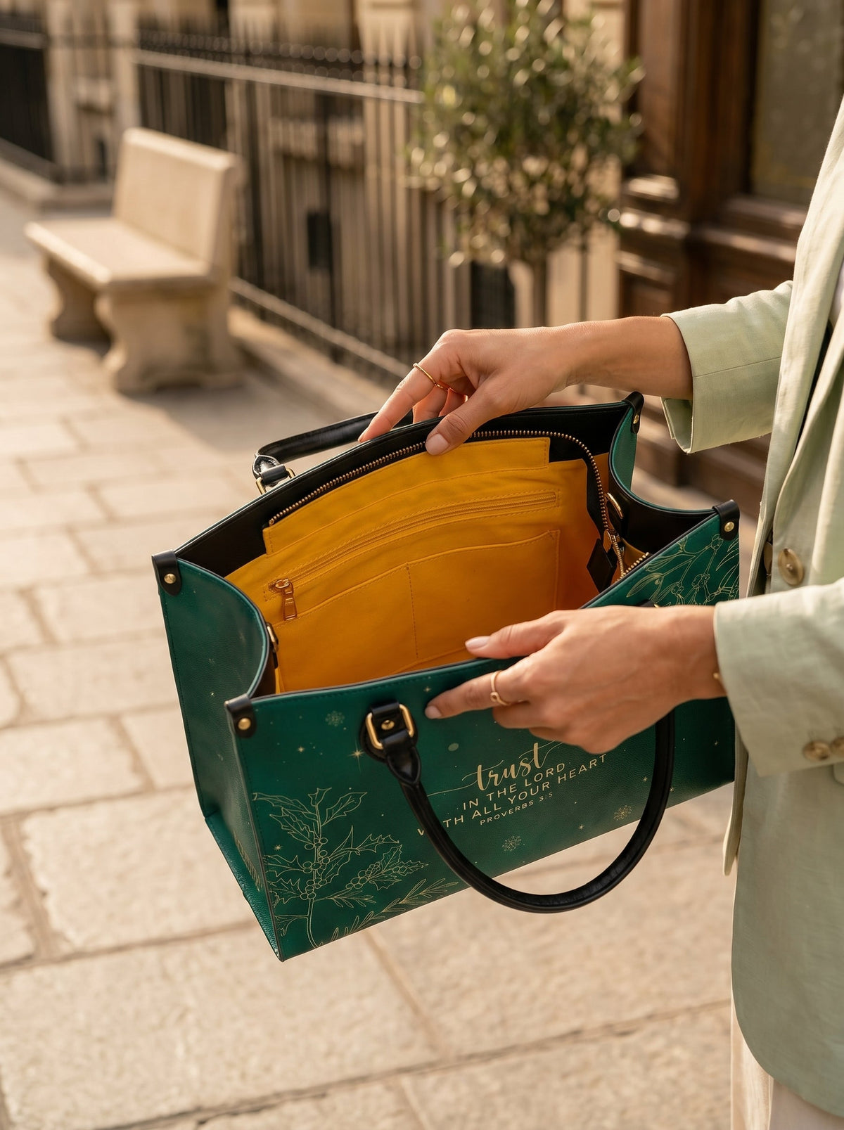 Joyful Leather Handbag