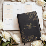 Treasured - Proverbs 3:5 Leather Prayer Journal