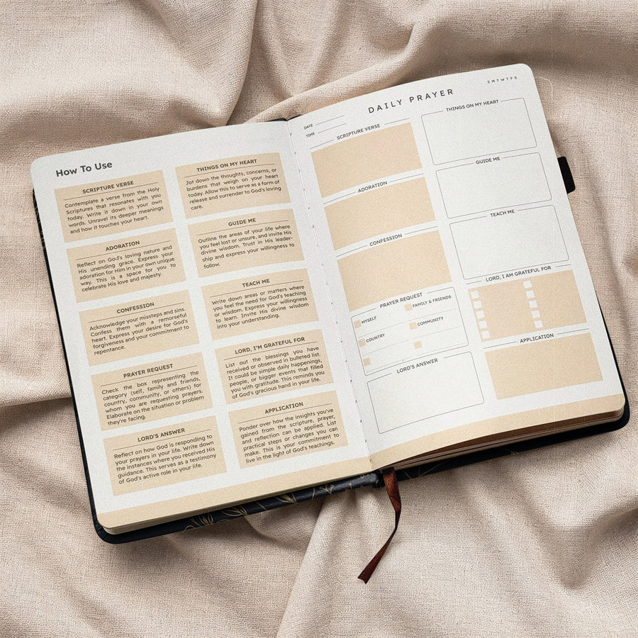 Treasured - Proverbs 3:5 Leather Prayer Journal