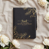 Treasured - Proverbs 3:5 Leather Prayer Journal