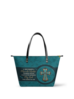 Lighthouse Leather Tote Bag