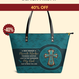 "Lighthouse" Leather Tote Bag