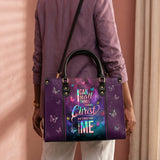 Limitless - Philippians 4:13 Leather Handbag