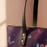 Limitless - Philippians 4:13 Leather Tote Bag