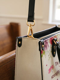 Melody - Psalm 118:14 Leather Handbag
