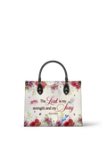 Melody - Psalm 118:14 Leather Handbag