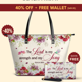 Melody - Psalm 118:14 Leather Tote Bag Deal