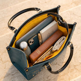 Be Still And Know That I Am God Psalm 46:10 Leather Handbag
