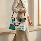 Poise - 2 Timothy 1:7 Leather Handbag