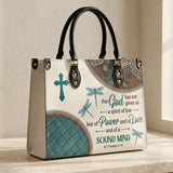 Poise - 2 Timothy 1:7 Leather Handbag