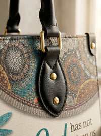Poise - 2 Timothy 1:7 Leather Handbag
