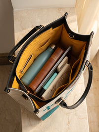 Poise - 2 Timothy 1:7 Leather Handbag