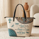 Poise - 2 Timothy 1:7 Leather Tote Bag Deal