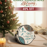 "Poise" - 2 Timothy 1:7 Circle Crossbody Bag