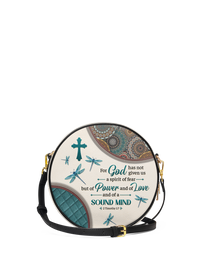 Poise - 2 Timothy 1:7 Circle Crossbody Bag