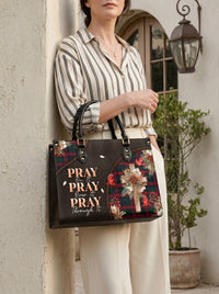 Pray Leather Handbag