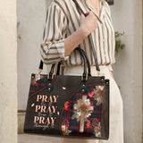 Pray Leather Handbag