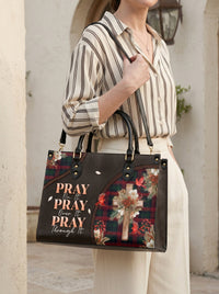 Pray Leather Handbag