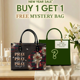 "Pray" Leather Handbag New Deal