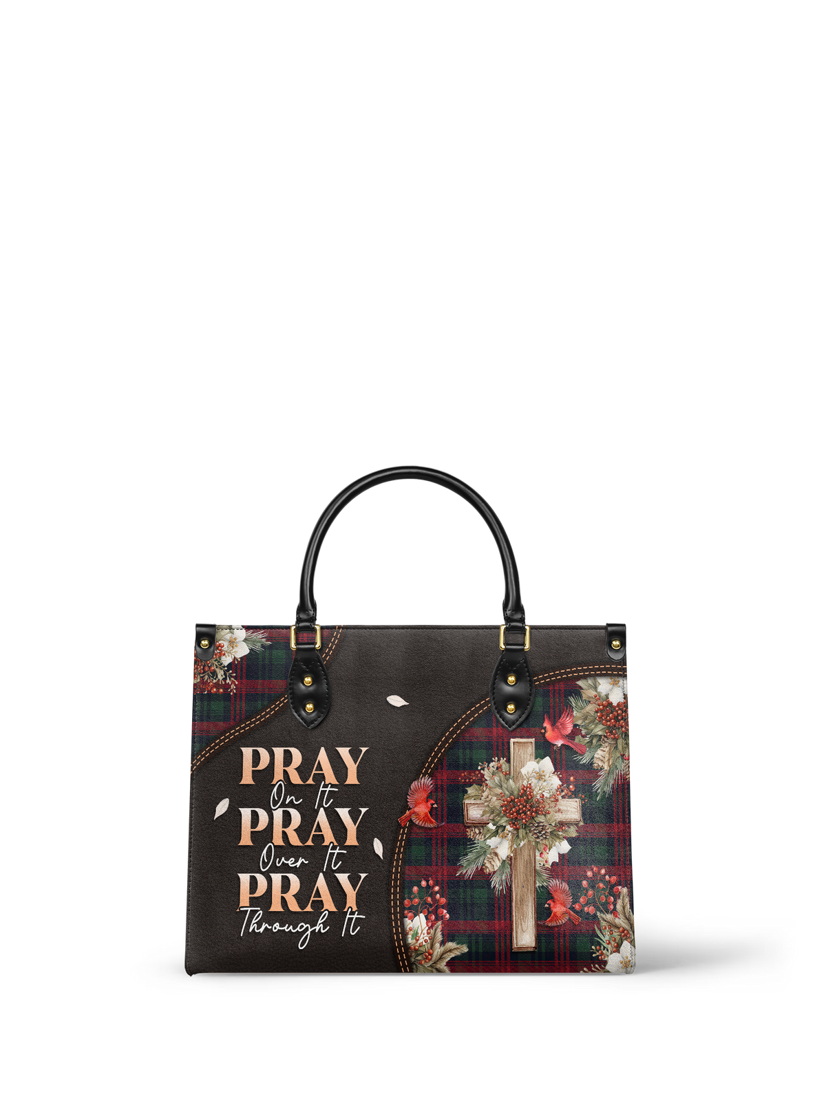 Pray Leather Handbag